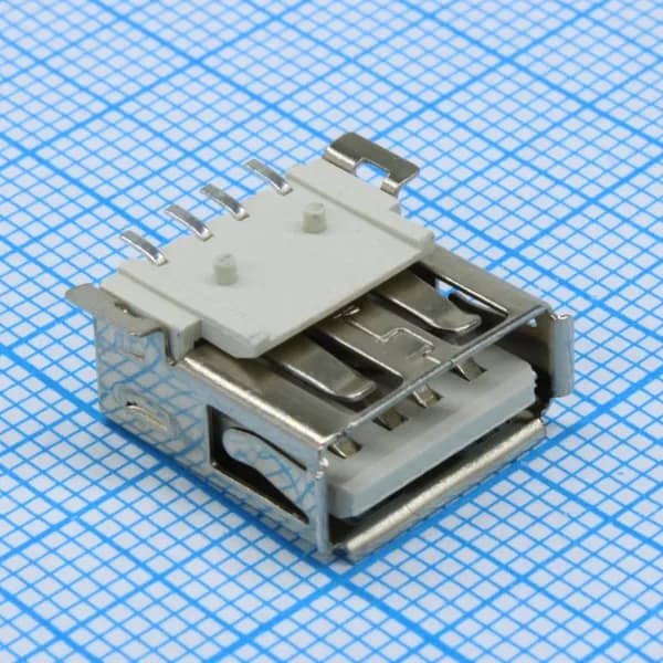 2шт. KLS Разъёмы USB 2.0 Type A, на плату, SMD, L-KLS1-181E-W-R