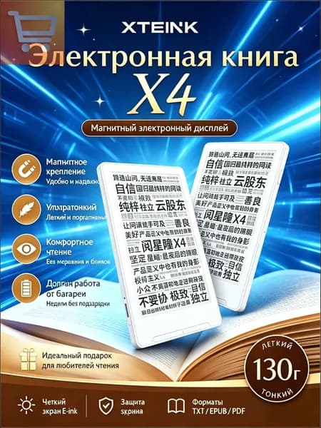 4.3" Электронная книга XTEINK X4, белый