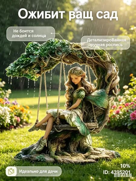 Фигурка садовая