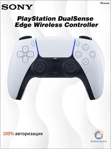 Контроллер игры консоли SONY PS5 DualSense white-black
