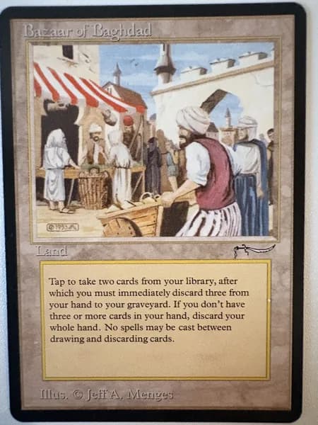 Коллекционная карточная игра MTG Bazaar of Baghdad