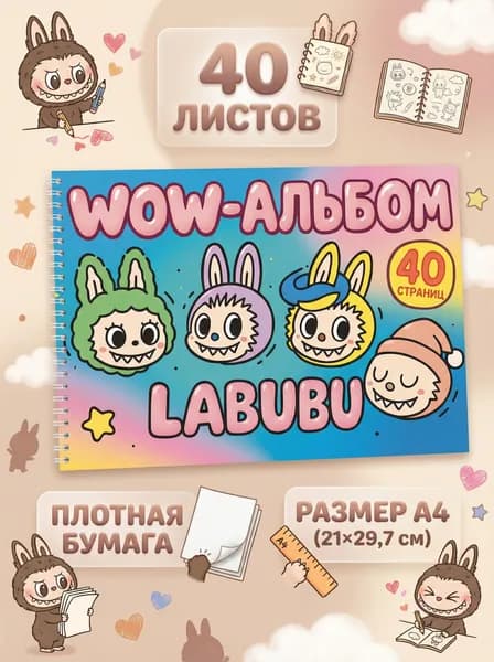 JAZZ PRINT Альбом Рисование A4 1 шт., листов: 40
