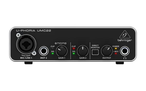 Behringer UMC22 Внешний USB интерфейс