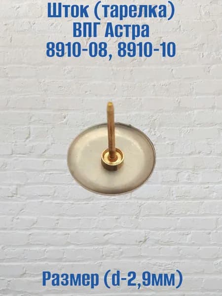 Шток (тарелка) ВПГ Астра 8910-08, 8910-10