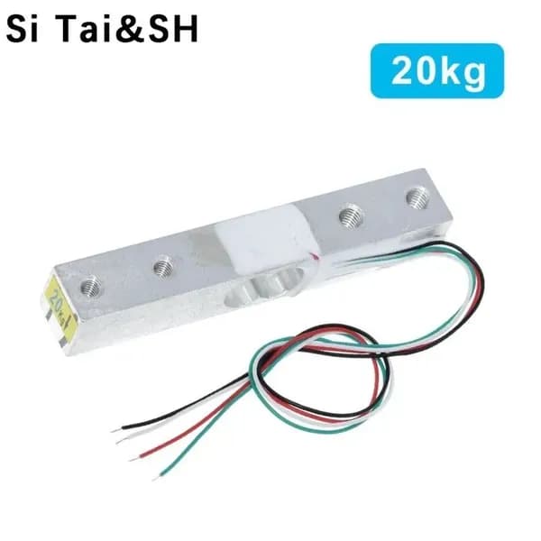 Тензодатчик 1 КГ, 5 кг, 10 кг, 20 кг, Модульный датчик веса HX711 AD, Электронные весы, Датчик давления взвешивания из алюминиевого сплава