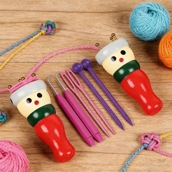 Деревянный инструмент для плетения, DIY станок для намотки веревки, вязальный станок