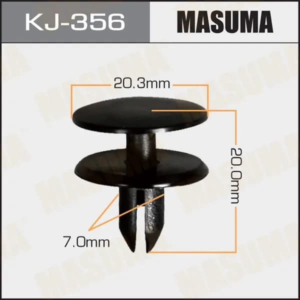 Клипса MASUMA KJ-356 KJ356 (5 шт)