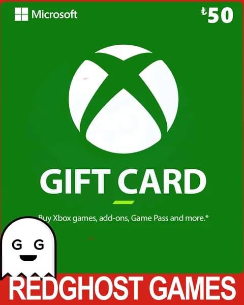 Карта оплаты для Xbox One/Series X S, Xbox Live 50 TRY(50 тур. лир), цифровой ключ Турция
