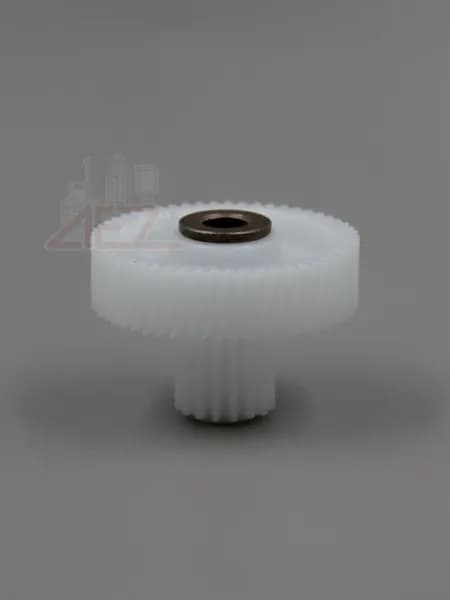 Шестерня для мясорубки Vitek, Panasonic D-47x17мм, зубья 54/16 косые/прямые, с мет. втулкой