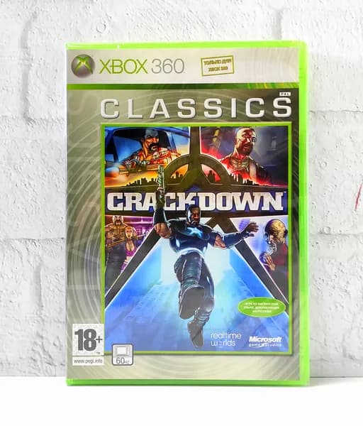 CrackDown Английский язык Видеоигра на диске Xbox 360. Товар уцененный