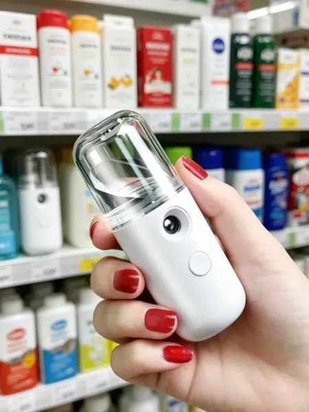 BESTSKY Мини отпариватель для путешествий, беспроводной, USB зарядка, 30 мл резервуар, быстрое нагревание, 1 час работы.