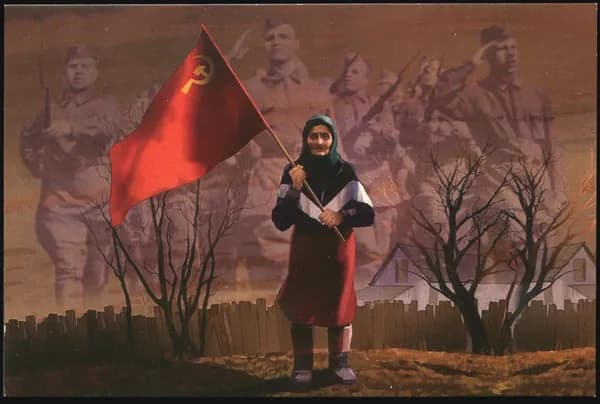 Почтовая открытка "Родина-мать", ДНР(Донецкая Народная республика) 2022 года