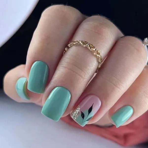 Купи 2 любых товара, получи 1 в подарок! Накладные ногти с дизайном 24 шт + клей Модный нейл-арт 2026