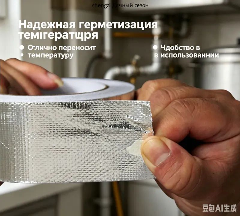 алюминиевая фольга для автомобильного выхлопного коллектора, теплозащитная лента с завязкой,50 мм*5м