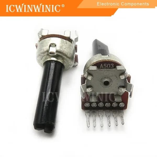1шт./лот RK1212G vertical double potentiometer A503 A50K handle length 20MMF Интегральная схема