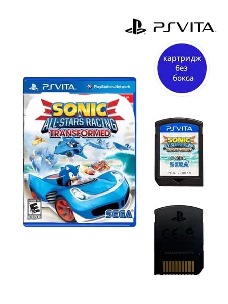 Игра Sonic All Stars Racing Transformed Без Бокса (PlayStation Vita, Оригинальный)
