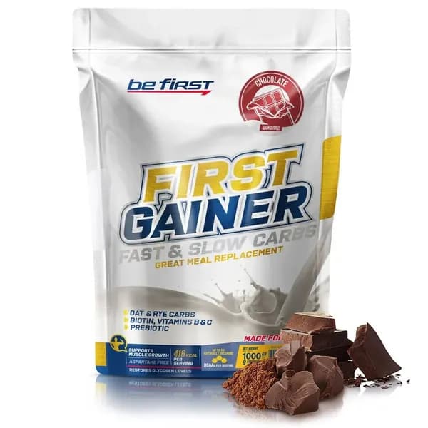 Белково-углеводная смесь Гейнер First Gainer (1000 gr) от be first
