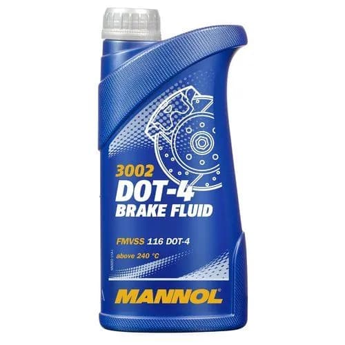 Жидкость тормозная, Mannol DOT4