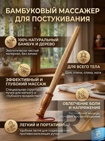 Веник для бани Бамбуковый, 2 шт.