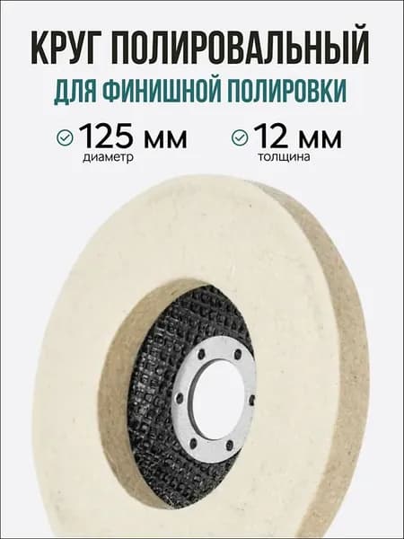 Круг шлифовальный 125 x 12; №0