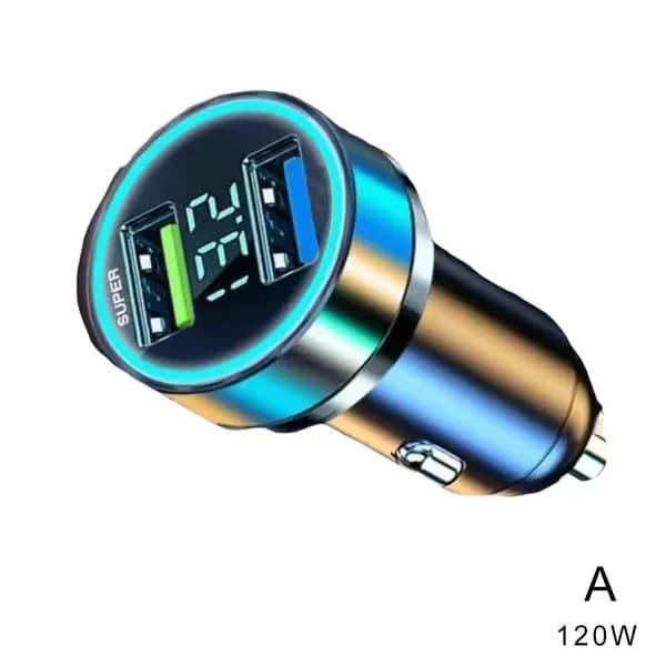 Автомобильное USB-зарядное устройство 3.0 Type-A 6A, быстрое для смартфонов и планшетов / компактный дизайн для путешествий