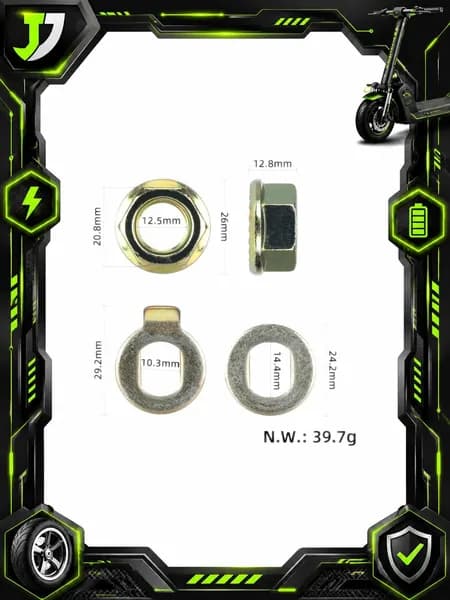 Кронштейн Kukirin G2Max G2Master G4Max G3Pro, сталь, 39.7 г, надежный и долговечный