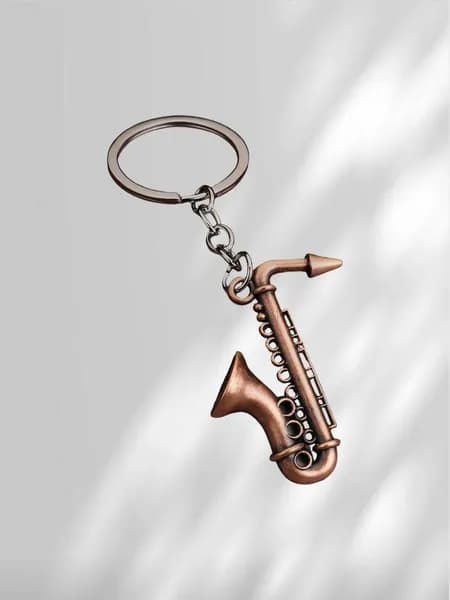 Мини-саксофон на ключах, красный - C