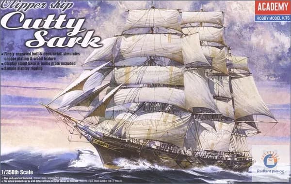 Academy 14110 1/350 Cutty Sark sailboat сборная модель корабля