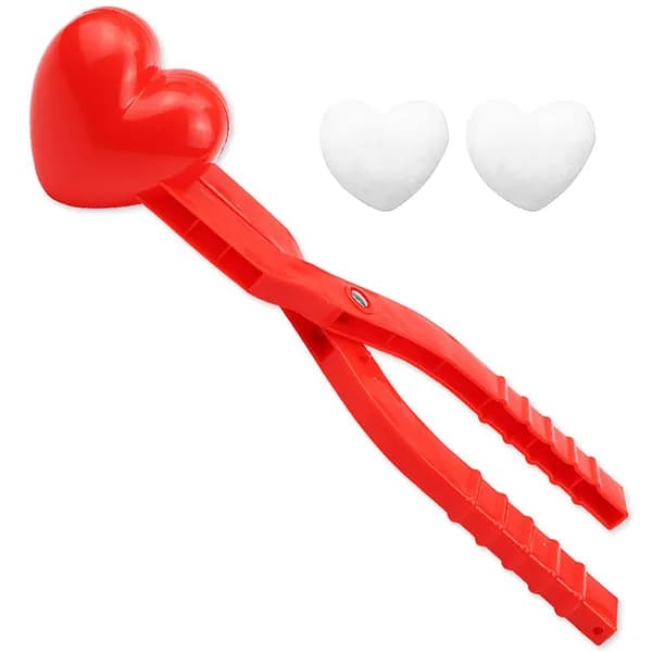 Детский снежный зажим для лепки снежков, 4 шт., длина 20 см, пластик