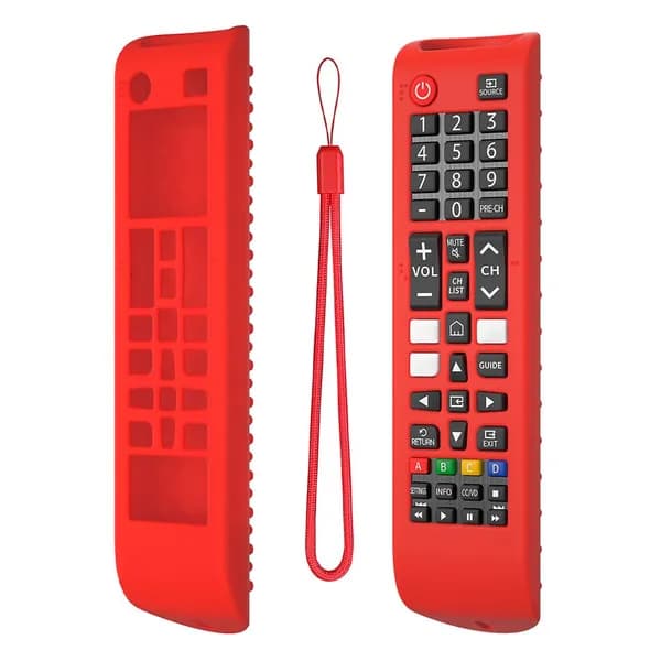 Силиконовый чехол для пульта дистанционного управления Samsung BN59-01315A, BN59-01315B, BN59-01175N, BN59-01247A с антискольжением и ремешком