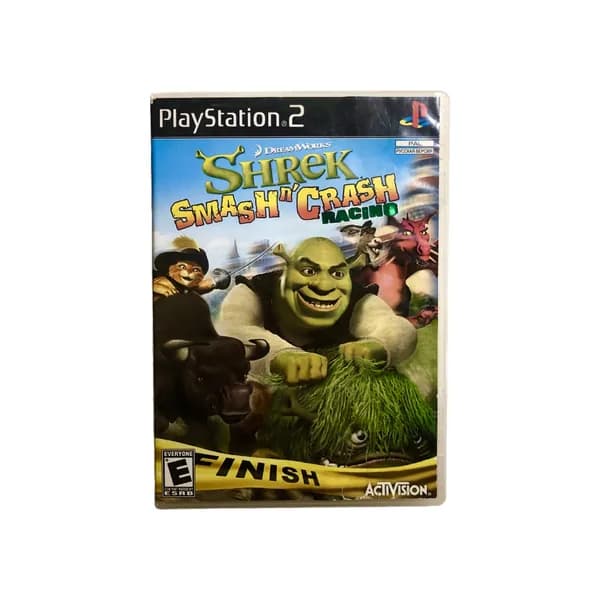 Игра PS 2 Shrek Smash n' Crash Racing / Шрек: Гонки (Гонки, Torus Games, 2006)