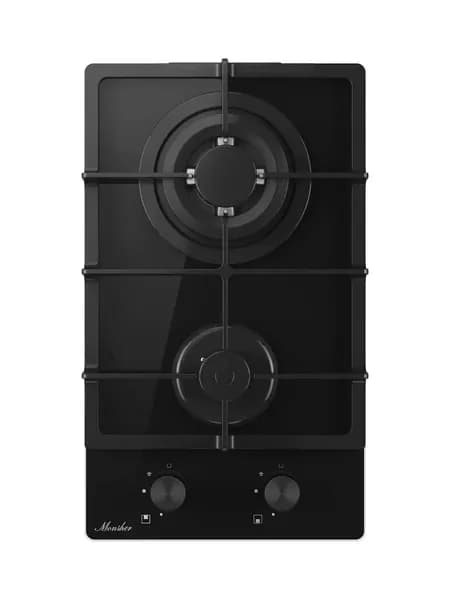 Варочная панель Monsher MGG 33 Noir газовая, 2 конфорки