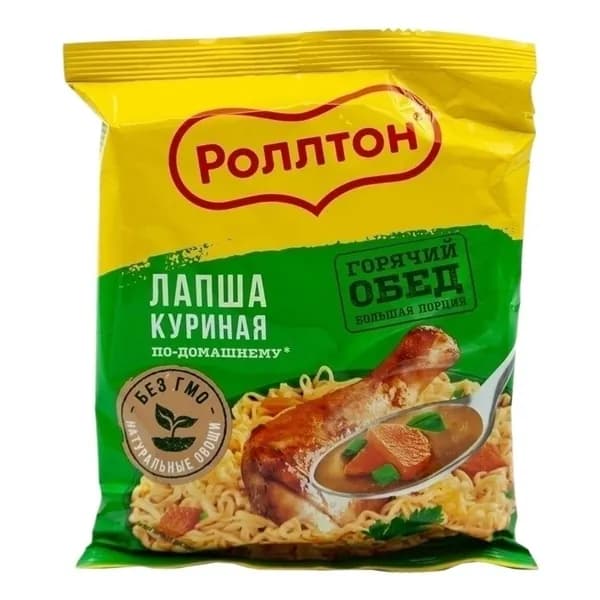 Лапша Роллтон По-домашнему с курицей 85 г