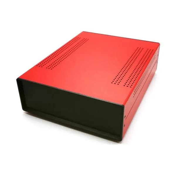 Высококачественный корпус для РЭА Bahar BDA 40007-A5 (W275) Красный 220*80*275 мм