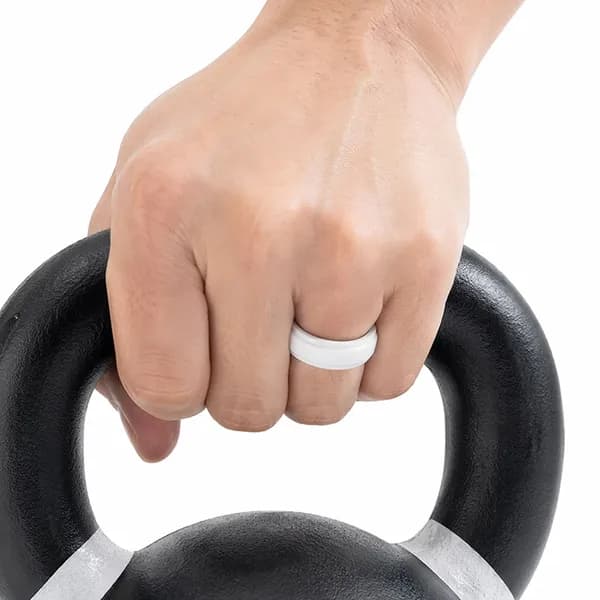 Мягкий силиконовый чехол для Oura Ring 5, белый, размер M