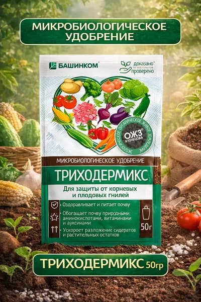 Триходермикс микробиологическое удобрение 50гр