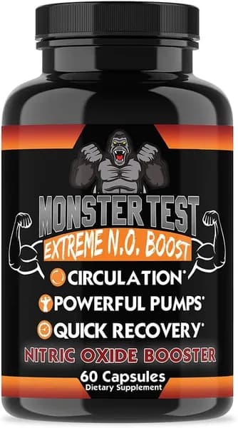 Angry Supplements Monster Test БЕЗ капсул, Extreme N.O Booster