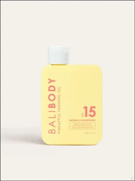 Масло для усиления загара с ананасом, BaliBody Pineapple Tanning Oil SPF15 100 мл.