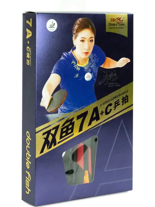 Ракетка для настольного тенниса 7A+C, ITTF Approved, 2 мяча