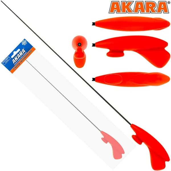 Удочка зимняя Akara Lucky Punch M 377 (3,0-15,0г) Red