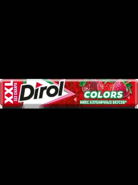Жевательная резинка Dirol XXL Микс клубничных вкусов без