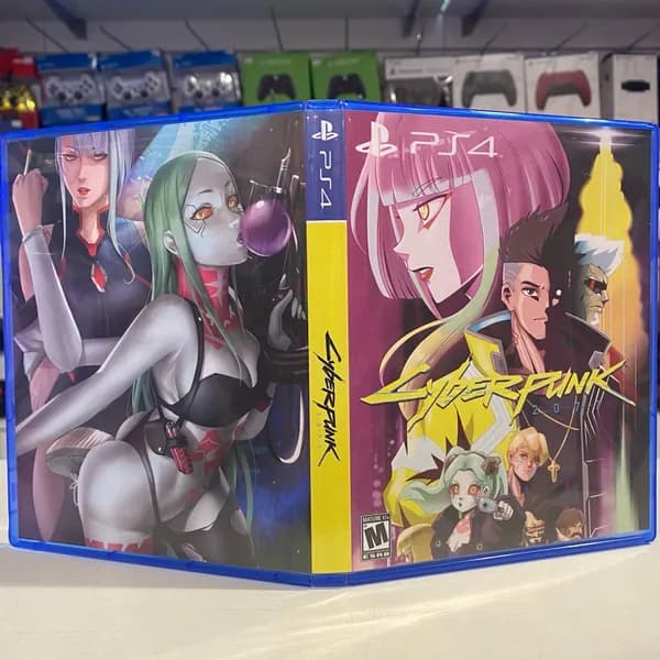 Игра "Сyberpunk 2077" PS4 - Кастомная обложка для диска