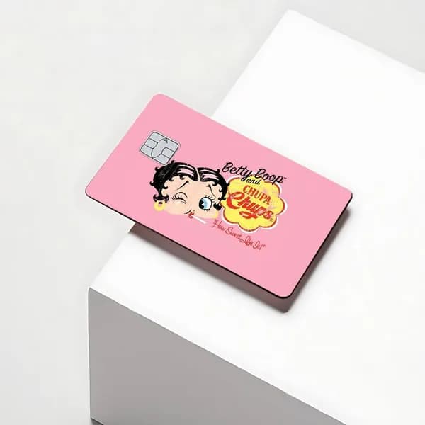 Bettys Boop Беттис Буп Наклейка для банковской карты