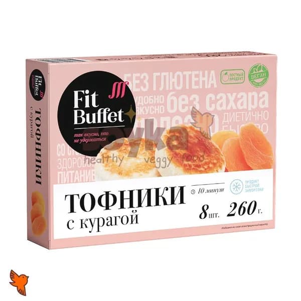 Тофники с курагой Fit Delice, 260г
