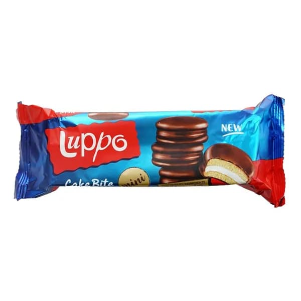 Кекс Solen Luppo Cake bite Mini бисквитный с маршмеллоу и молочным шоколадом 55 г