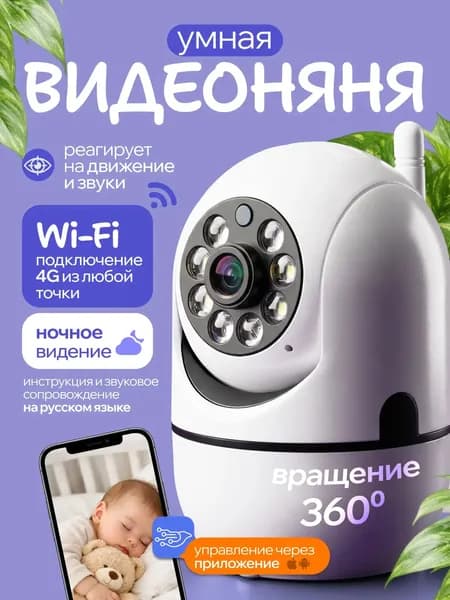 Видеоняня wifi, камера видеонаблюдения