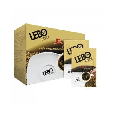 Кофе растворимый LEBO Экстра Арабика, 2гХ25 пакетиков