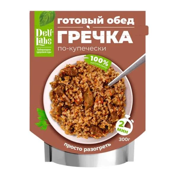 Гречка по-купечески Delilabs 300г