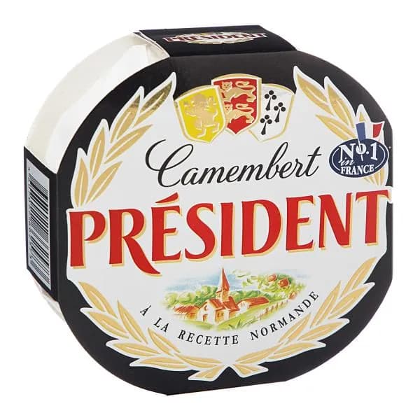 Сыр President Камамбер с белой плесенью 45% 125г