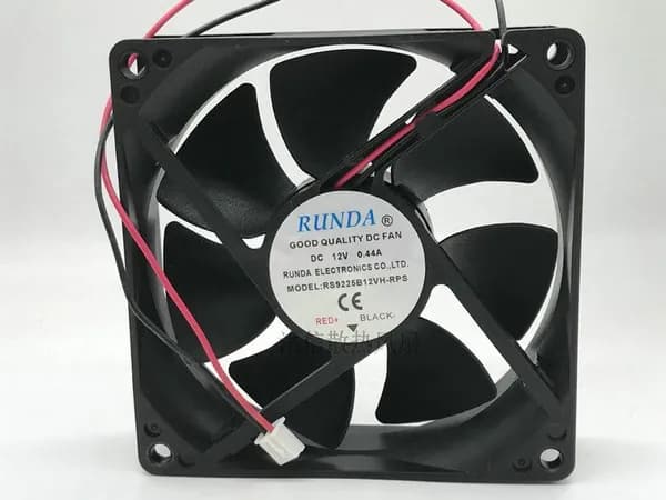 RUNDA RS9225B12VH-RPS 12V 0.44A 9CM 9025 2-проводной вентилятор охлаждения